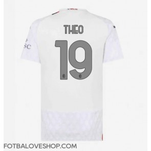 AC Milan Theo Hernandez #19 Dámské Venkovní Dres 2023-24 Krátký Rukáv