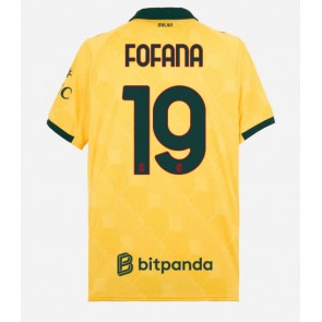 AC Milan Youssouf Fofana #19 Alternativní Dres 2025-26 Krátký Rukáv