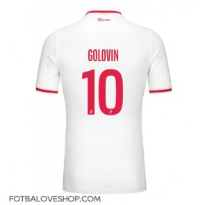 AS Monaco Aleksandr Golovin #10 Domácí Dres 2024-25 Krátký Rukáv