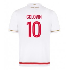 AS Monaco Aleksandr Golovin #10 Domácí Dres 2025-26 Krátký Rukáv