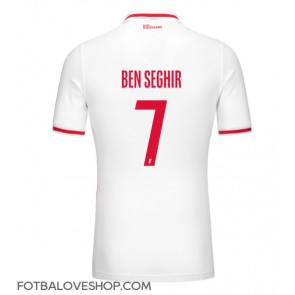 AS Monaco Eliesse Ben Seghir #7 Domácí Dres 2024-25 Krátký Rukáv
