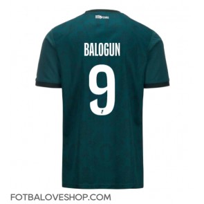 AS Monaco Folarin Balogun #9 Venkovní Dres 2024-25 Krátký Rukáv