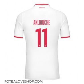 AS Monaco Maghnes Akliouche #11 Domácí Dres 2024-25 Krátký Rukáv