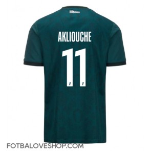 AS Monaco Maghnes Akliouche #11 Venkovní Dres 2024-25 Krátký Rukáv