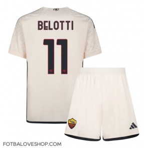 AS Roma Andrea Belotti #11 Dětské Venkovní Dres 2023-24 Krátký Rukáv (+ trenýrky)