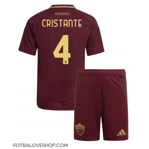 AS Roma Bryan Cristante #4 Dětské Domácí Dres 2024-25 Krátký Rukáv (+ trenýrky)