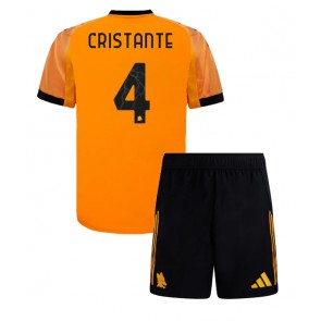 AS Roma Bryan Cristante #4 Dětské Venkovní Dres 2025-26 Krátký Rukáv (+ trenýrky)