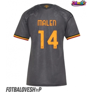 AS Roma Donyell Malen #14 Dámské Alternativní Dres 2026-27 Krátký Rukáv
