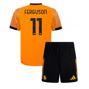 AS Roma Evan Ferguson #11 Dětské Venkovní Dres 2025-26 Krátký Rukáv (+ trenýrky)