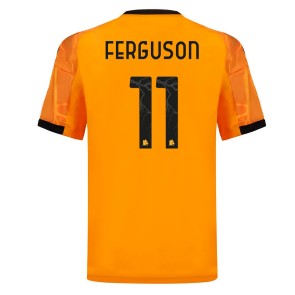 AS Roma Evan Ferguson #11 Venkovní Dres 2025-26 Krátký Rukáv