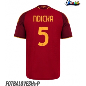AS Roma Evan Ndicka #5 Domácí Dres 2026-27 Krátký Rukáv