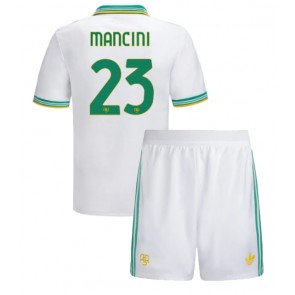 AS Roma Gianluca Mancini #23 Dětské Alternativní Dres 2025-26 Krátký Rukáv (+ trenýrky)