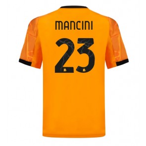 AS Roma Gianluca Mancini #23 Venkovní Dres 2025-26 Krátký Rukáv