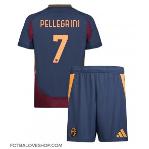 AS Roma Lorenzo Pellegrini #7 Dětské Alternativní Dres 2024-25 Krátký Rukáv (+ trenýrky)