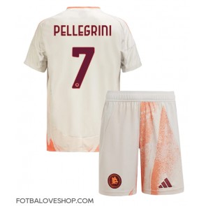AS Roma Lorenzo Pellegrini #7 Dětské Venkovní Dres 2024-25 Krátký Rukáv (+ trenýrky)
