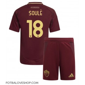AS Roma Matias Soule #18 Dětské Domácí Dres 2024-25 Krátký Rukáv (+ trenýrky)