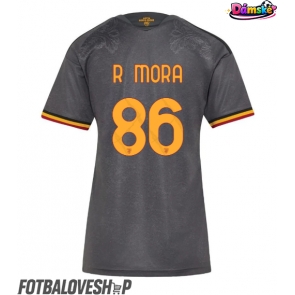 AS Roma Rodrigo Mora #86 Dámské Alternativní Dres 2026-27 Krátký Rukáv
