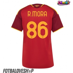 AS Roma Rodrigo Mora #86 Dámské Domácí Dres 2026-27 Krátký Rukáv