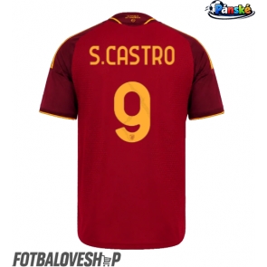 AS Roma Santiago Castro #9 Domácí Dres 2026-27 Krátký Rukáv