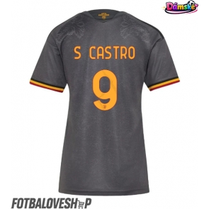 AS Roma Santiago Castro #9 Dámské Alternativní Dres 2026-27 Krátký Rukáv