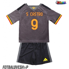 AS Roma Santiago Castro #9 Dětské Alternativní Dres 2026-27 Krátký Rukáv (+ trenýrky)