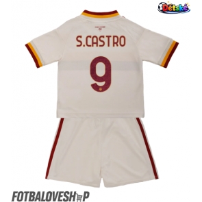 AS Roma Santiago Castro #9 Dětské Venkovní Dres 2026-27 Krátký Rukáv (+ trenýrky)