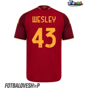 AS Roma Wesley Franca #43 Domácí Dres 2026-27 Krátký Rukáv
