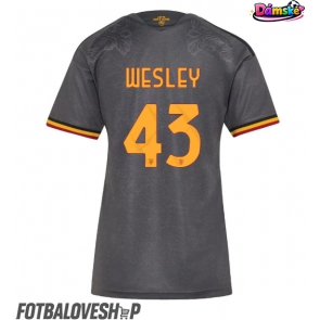 AS Roma Wesley Franca #43 Dámské Alternativní Dres 2026-27 Krátký Rukáv