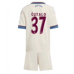 Ajax Josip Sutalo #37 Dětské Alternativní Dres 2025-26 Krátký Rukáv (+ trenýrky)