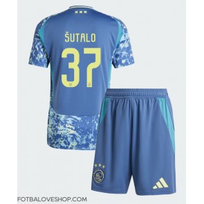 Ajax Josip Sutalo #37 Dětské Venkovní Dres 2024-25 Krátký Rukáv (+ trenýrky)