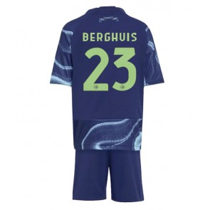 Ajax Steven Berghuis #23 Dětské Venkovní Dres 2025-26 Krátký Rukáv (+ trenýrky)