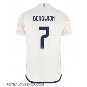 Ajax Steven Bergwijn #7 Venkovní Dres 2023-24 Krátký Rukáv