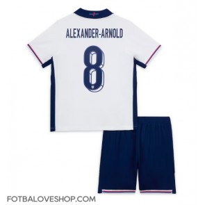 Anglie Alexander-Arnold #8 Dětské Domácí Dres ME 2024 Krátký Rukáv (+ trenýrky)
