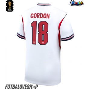 Anglie Anthony Gordon #18 Domácí Dres MS 2026 Krátký Rukáv