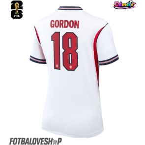 Anglie Anthony Gordon #18 Dámské Domácí Dres MS 2026 Krátký Rukáv