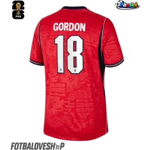 Anglie Anthony Gordon #18 Venkovní Dres MS 2026 Krátký Rukáv