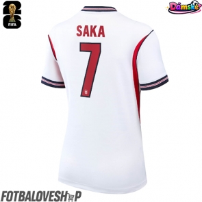 Anglie Bukayo Saka #7 Dámské Domácí Dres MS 2026 Krátký Rukáv