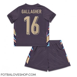 Anglie Conor Gallagher #16 Dětské Venkovní Dres ME 2024 Krátký Rukáv (+ trenýrky)