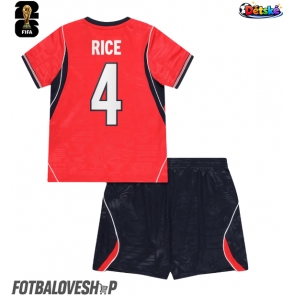 Anglie Declan Rice #4 Dětské Venkovní Dres MS 2026 Krátký Rukáv (+ trenýrky)