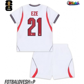 Anglie Eberechi Eze #21 Dětské Domácí Dres MS 2026 Krátký Rukáv (+ trenýrky)