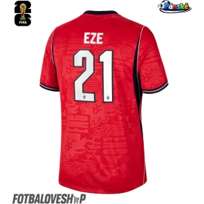 Anglie Eberechi Eze #21 Venkovní Dres MS 2026 Krátký Rukáv