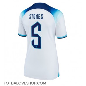 Anglie John Stones #5 Dámské Domácí Dres MS 2022 Krátký Rukáv