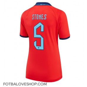 Anglie John Stones #5 Dámské Venkovní Dres MS 2022 Krátký Rukáv