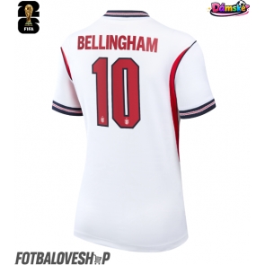 Anglie Jude Bellingham #10 Dámské Domácí Dres MS 2026 Krátký Rukáv