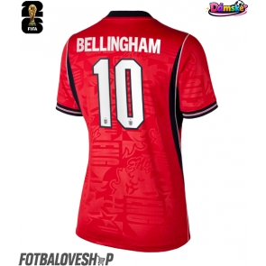 Anglie Jude Bellingham #10 Dámské Venkovní Dres MS 2026 Krátký Rukáv