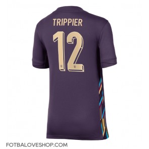 Anglie Kieran Trippier #12 Dámské Venkovní Dres ME 2024 Krátký Rukáv