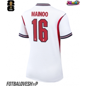 Anglie Kobbie Mainoo #16 Dámské Domácí Dres MS 2026 Krátký Rukáv