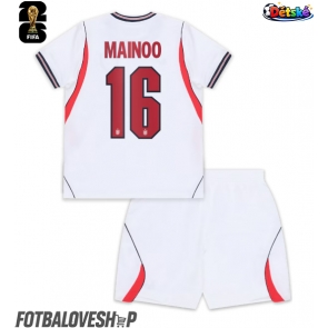 Anglie Kobbie Mainoo #16 Dětské Domácí Dres MS 2026 Krátký Rukáv (+ trenýrky)