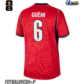 Anglie Marc Guehi #6 Venkovní Dres MS 2026 Krátký Rukáv