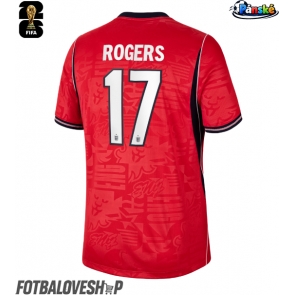 Anglie Morgan Rogers #17 Venkovní Dres MS 2026 Krátký Rukáv